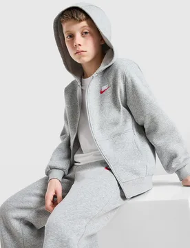 Felpa con Cappuccio Club Fleece Junior - Grigio, grigio grigio Bambino taglia 13-15Y - Nike - FashionsVida