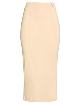 Falda midi Mujer Beige S Mujer