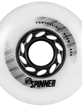 Roue Spinner 4 Units White / Black 76 mm / 88A unisex
