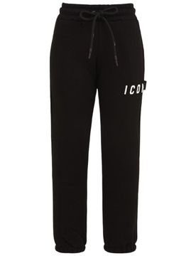 Pantalone tuta nero con logo IU9018P