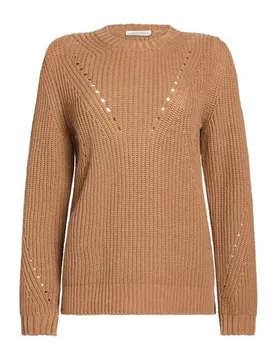 Pullover Damen Kamel L Damen - LE TRICOT PERUGIA - FashionsVida