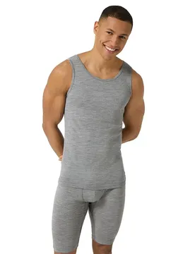 T-shirt Sans Manches Sierra140 Slim Fit Cashmere Grey Melange M