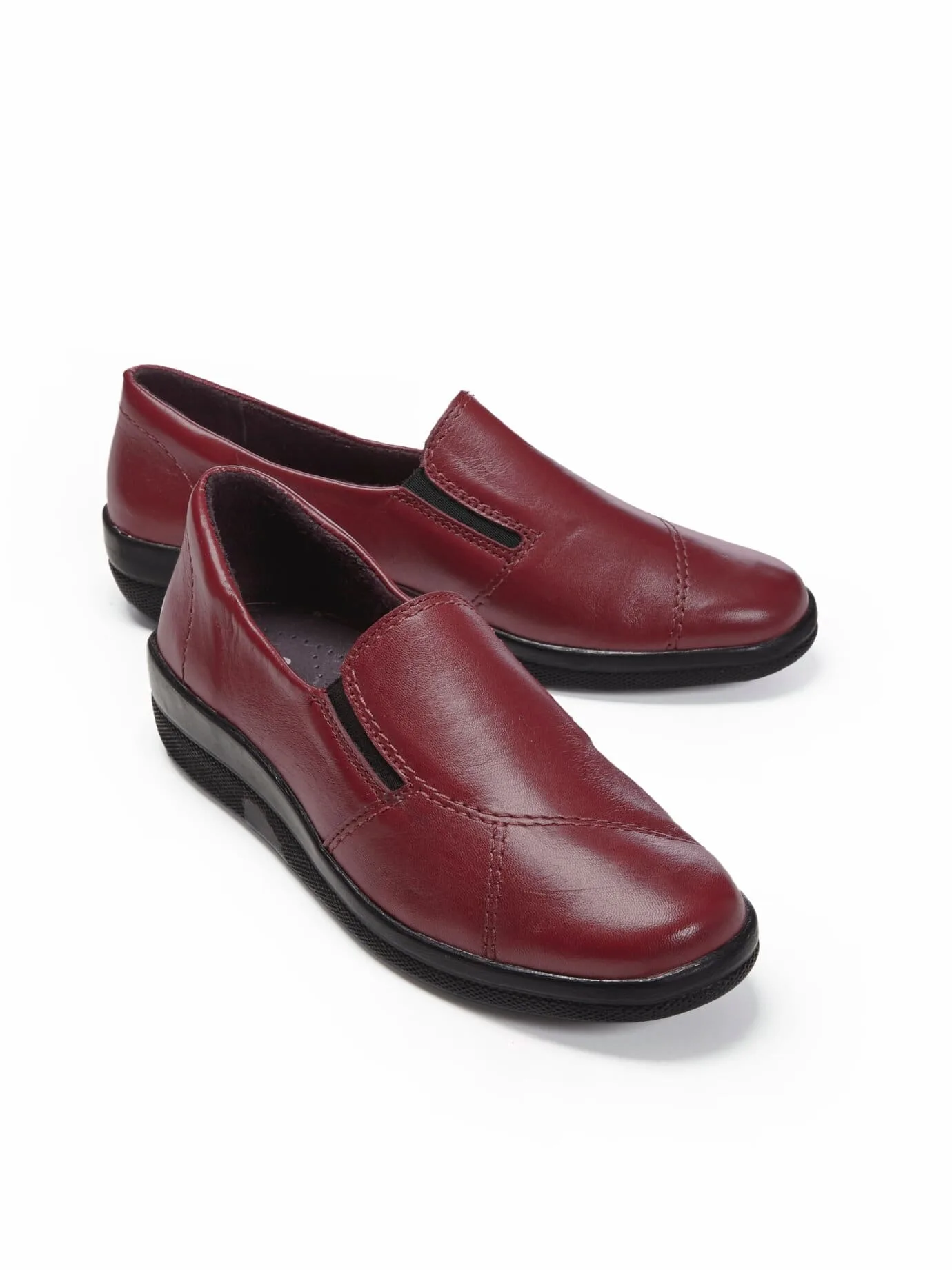 Hallux-Slipper-Thermoleicht - Bordeaux - female - Size: 38 - Avena - FashionsVida