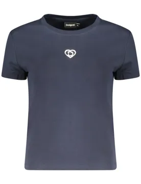 Damen Kurzarm-T-Shirt Blau 26SWTK04_BL5000