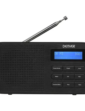 Radio Dab-42 Black One Size unisex - Denver - FashionsVida