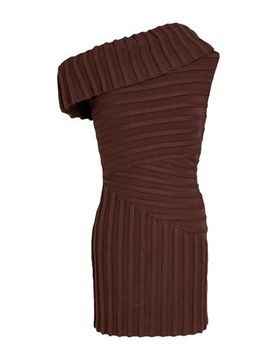 Minivestido Mujer Marrón chocolate L,M Mujer
