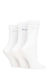 Pair White Plain Comfort Cuff Cotton Socks with Hand Linked Toes Ladies 4-8 Ladies - - White - Size: Small
