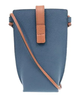 Bicolor Grained Calfskin Gate Pocket Crossbody - LOEWE - FashionsVida