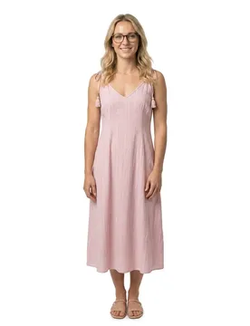 Vestito Midi Senza Maniche Francesca Mauve Purple XL