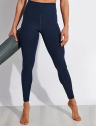 Compressive High Waisted Leggings Navy female