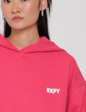 Kapuzenpullover - One with the Earth - Daria Sweatshirt - XS bis XL - für Damen - Größe XL - dunkelrot - Frauen - female - Rockupy - FashionsVida