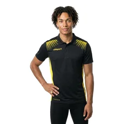 Polo à Manches Courtes Goal noir / jaune M