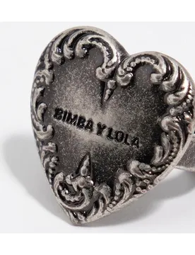 Charm bolso pañuelo corazón y logo - Bimba y Lola - FashionsVida