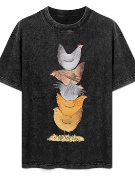 Hen Tower T-Shirt Plus Size Comfort Fit Tee - Aliexpress - FashionsVida