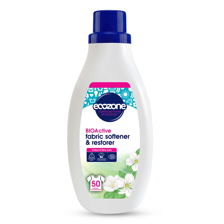 BIOActive Fabric Softener & Restorer - 1L - 50 Washes - Ecozone - FashionsVida