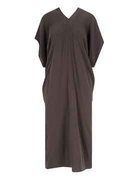 Vestito Midi Scollo A V