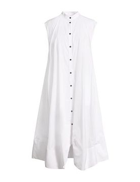 Midi-Kleid Damen Weiß 30,32,34 Damen