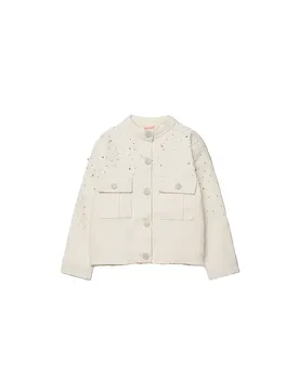 Boboli Giacca 763095 Chemical White 6 Anni