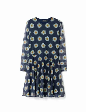 Desigual Dress BLUE L female - Desigual - FashionsVida
