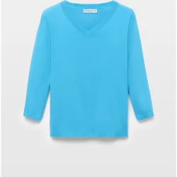 Jersey de mujer manga larga lisa