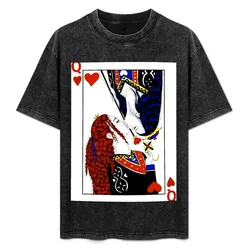Lesbian Queen of Hearts T-Shirt Plus Size Comfort Fit Tee