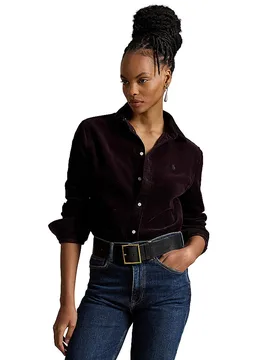 Ralph Lauren Blusa rosso scuro L - Ralph Lauren - FashionsVida