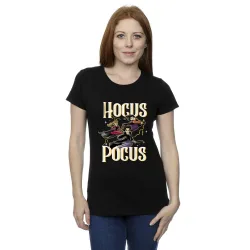 Women's Flying Cotton T-Shirt in Black Size: 2XL - Black - Size: 2XL