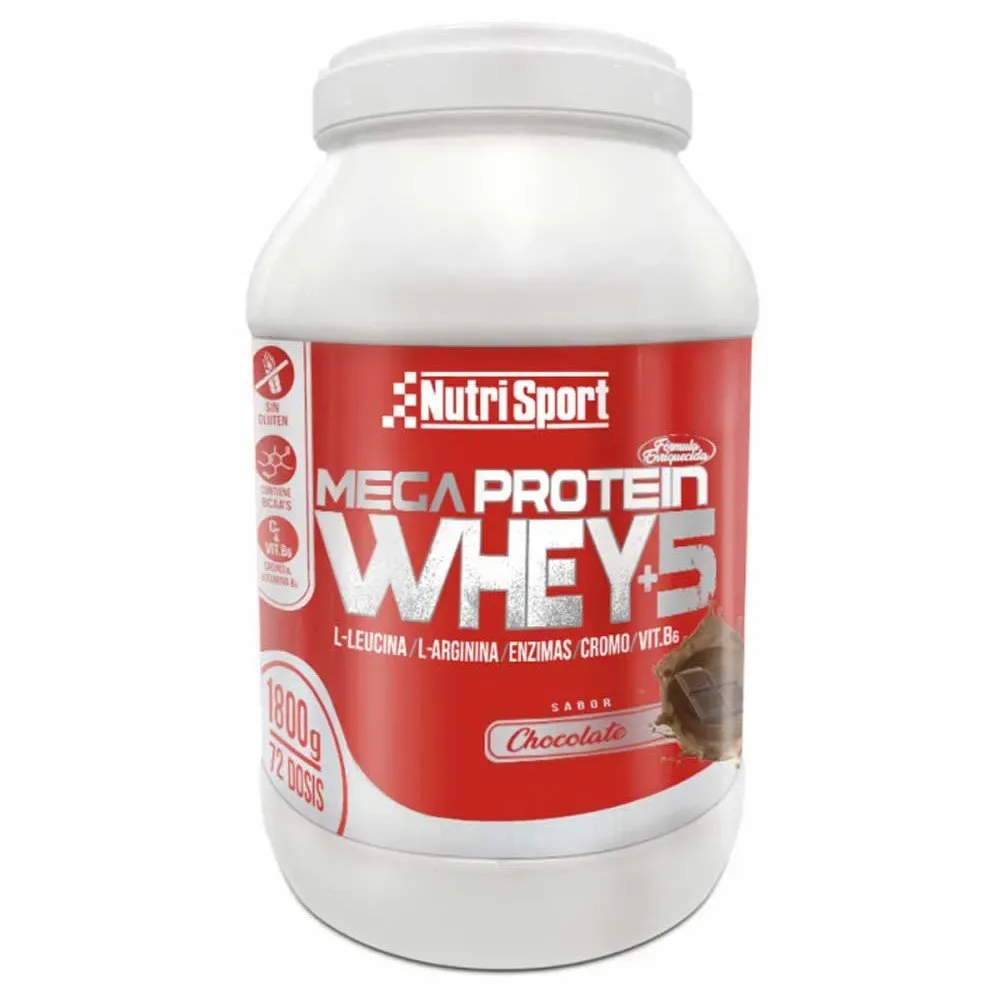 Protéine De Lactosérum Chocolat Mega 1800g - Nutrisport - FashionsVida