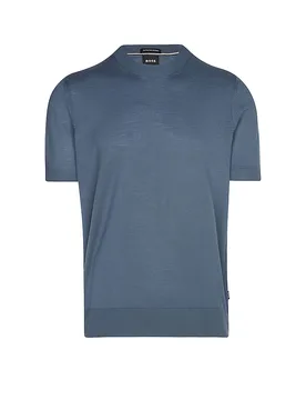 Boss T-Shirt UMAURO bleu S - BOSS - FashionsVida