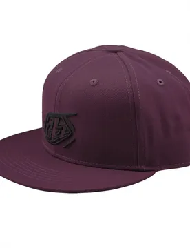 Troy Designs Cappellino Con Visiera Badge Flat Sangria