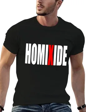 HOMICIDE GANG T-Shirt Large Size Casual Short Sleeve Top - Aliexpress - FashionsVida