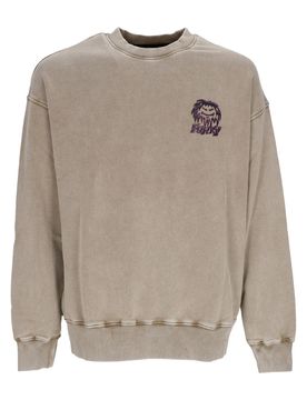 Felpa Leggera Girocollo Uomo Stoner Idols Crewneck Washed Sand
