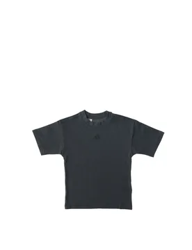 T-shirt girocollo GRIGIO SCURO 9-10A - Adidas - FashionsVida