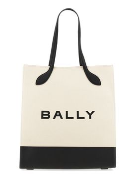 BALLY Cotton Tote Shoulder Bag