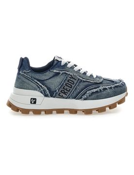 Sneakers Effetto jeans Blu FY7604 37
