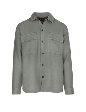 Leinenovershirt LOCKY_3 hellgrün XL herren