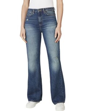 Para mujer. PL20508055W0 Jeans Flare HW Willa (25/30), Casual, Algodón, Denim