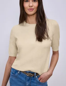 Pullover in Unifarbe female Beige - Street One - FashionsVida