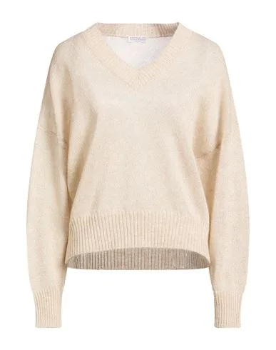 Pullover Mujer Beige L,XL,XXL Mujer - Brunello cucinelli - FashionsVida