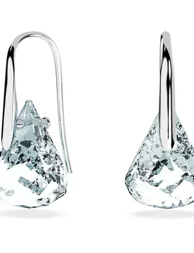 Orecchini pendenti Lunar, Blu, Placcato rodio OS - Swarovski - FashionsVida