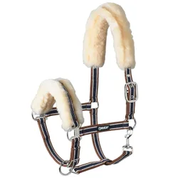 Halfter Lambskin Pin Buckle, cognac-creme-nightblue WE