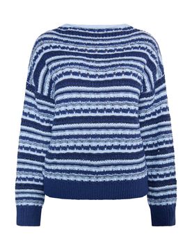 IZIA Jersey azul / blanco