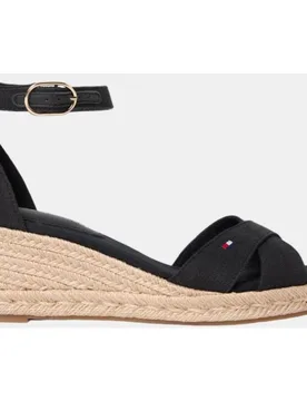 Cuña yute de algodón cruzada - Tommy Hilfiger - FashionsVida