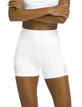 Baseline Ball Shorts Bright White L - Wilson - FashionsVida