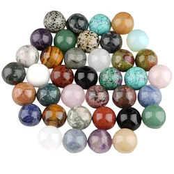 PCS 25MM Semi-precious round beads without holes natural stone roand balls