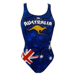 Australia 2011 Pro Resist Swimsuit Navy 7-8 Years Girls
