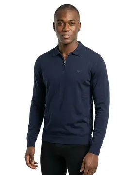 Maglione Con Mezza Zip 1602232 Navy L