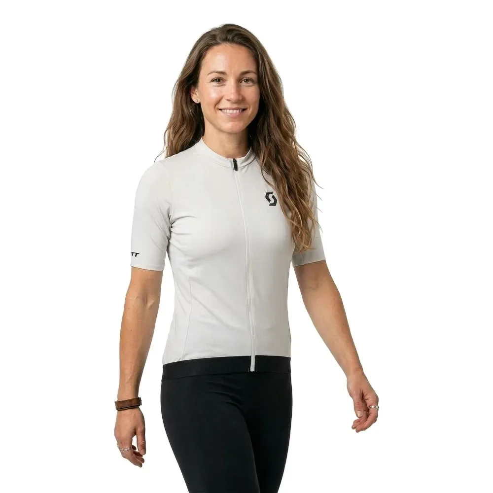 Maglia A Maniche Corte Rc Contessa Signature White - Scott - FashionsVida
