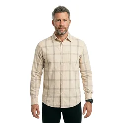 Chemise à Manches Longues Slim Original Lichen Linen Ctn S L