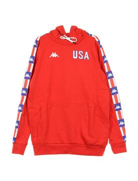 Felpa Cappuccio Uomo Authentic La Bartus Red/blue